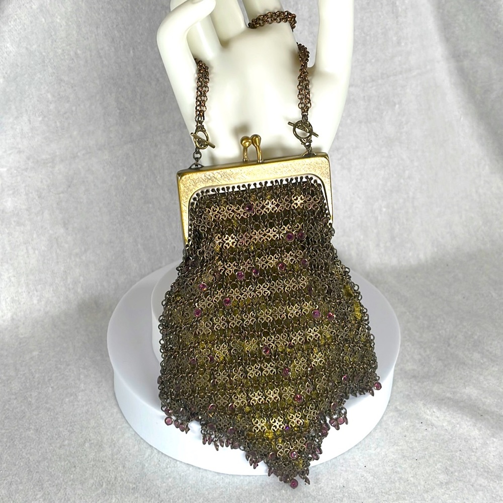 Kenny Ma Victorian Style Swarovski Crystal Evening Handbag